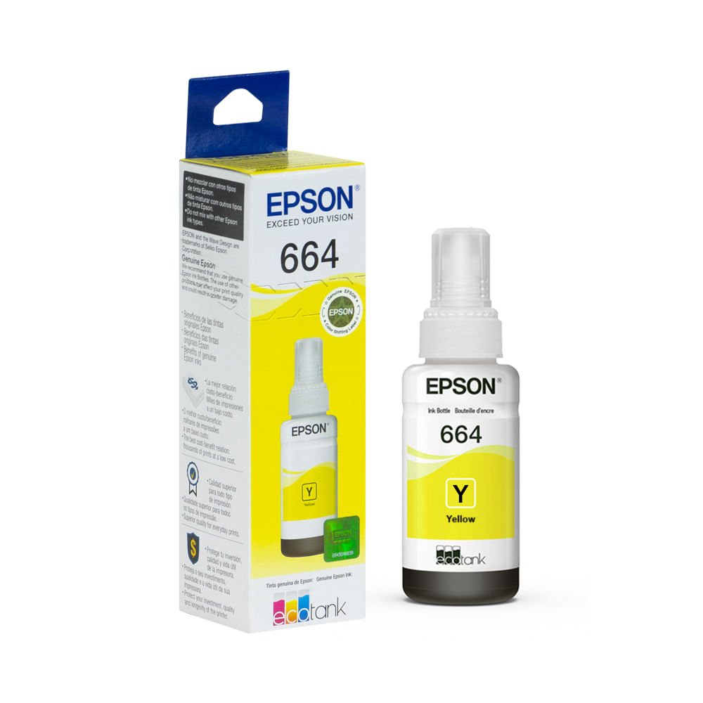 Tinta Epson 664 AAA Amarillo