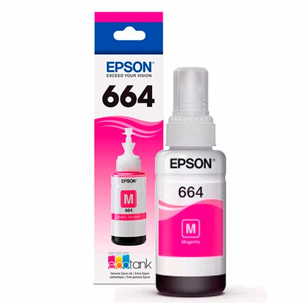 Tinta Epson 664 AAA Magenta